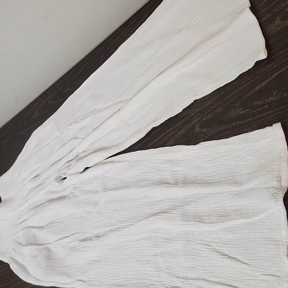 Marine layer cotton gauze wide leg pants Medium - Picture 8 of 9